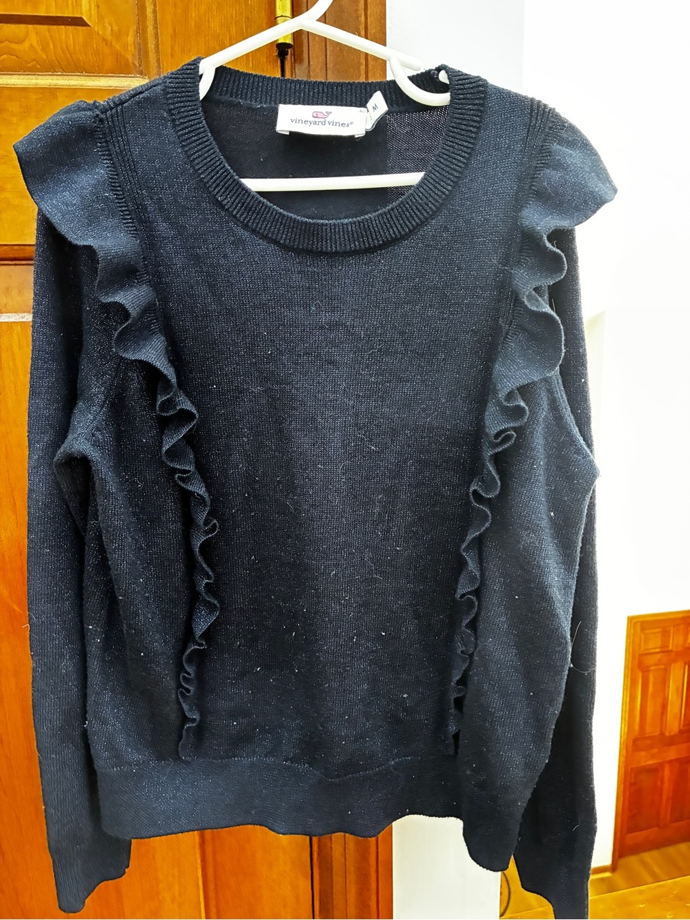 Vineyard Vines Girls Ruffle Sweater